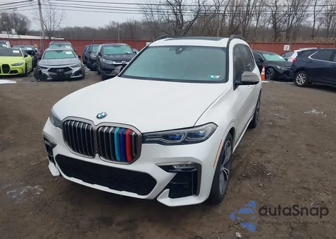 2020 BMW X7 M50I z USA, uszkodzony, nr VIN 5UXCX6C03L9B33375